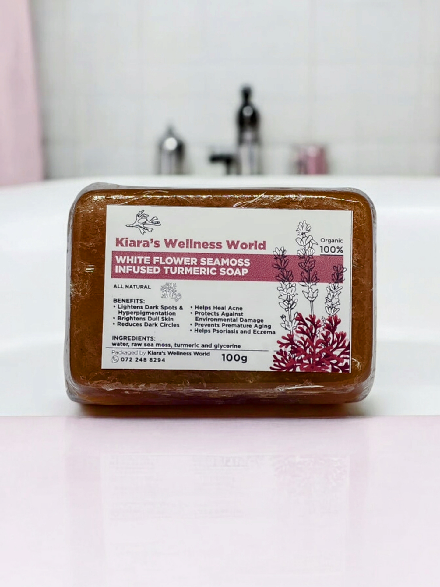 Turmeric Sea Moss Soap 100g