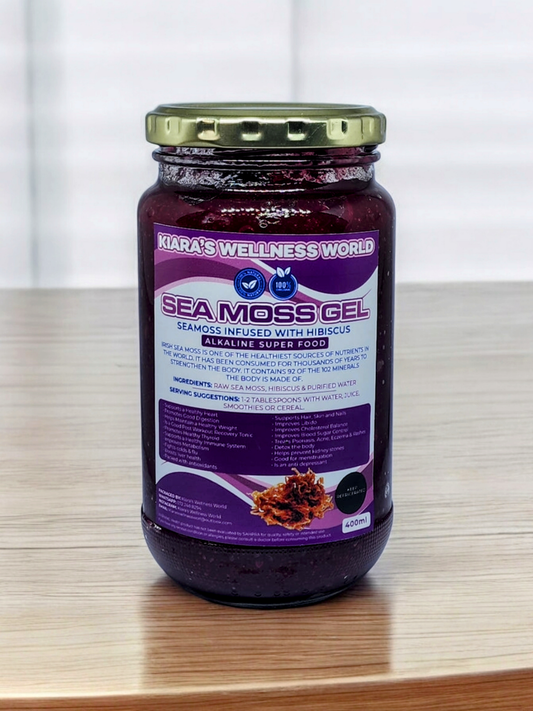 Hibiscus Sea Moss Gel 400ml