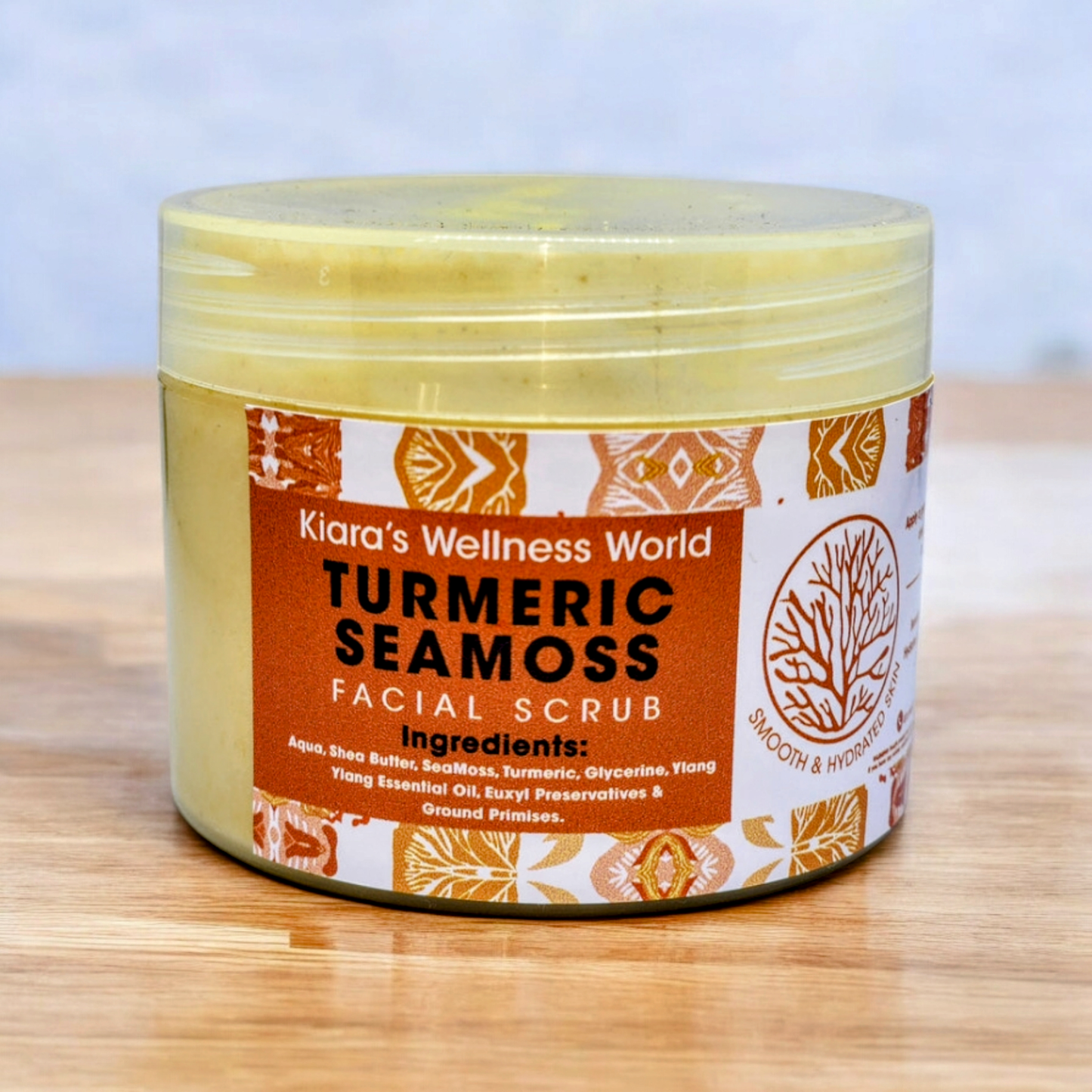 Turmeric SeaMoss Facial Scrub 125g